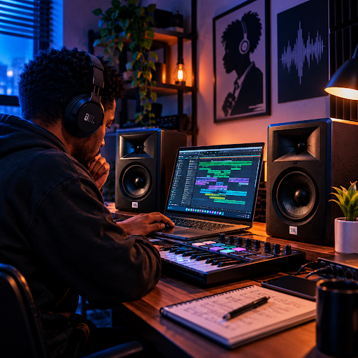 JBL LSR305P MKII : l’enceinte de monitoring idéale pour débuter en beatmaking
