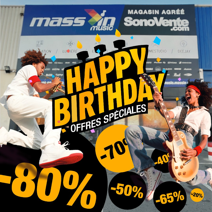 Mass’in Music : l’anniversaire plein de réductions