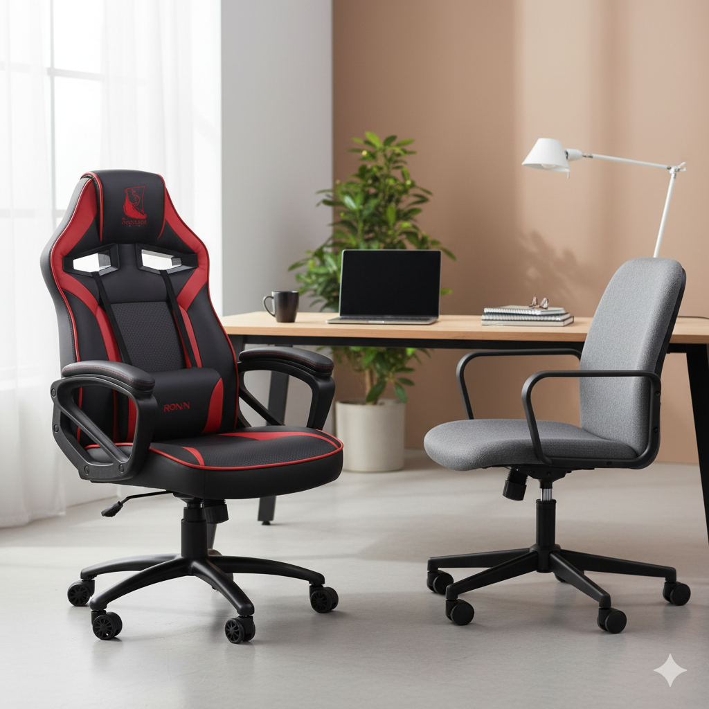 Lequel choisir? Fauteuil gamer ou siège de bureau